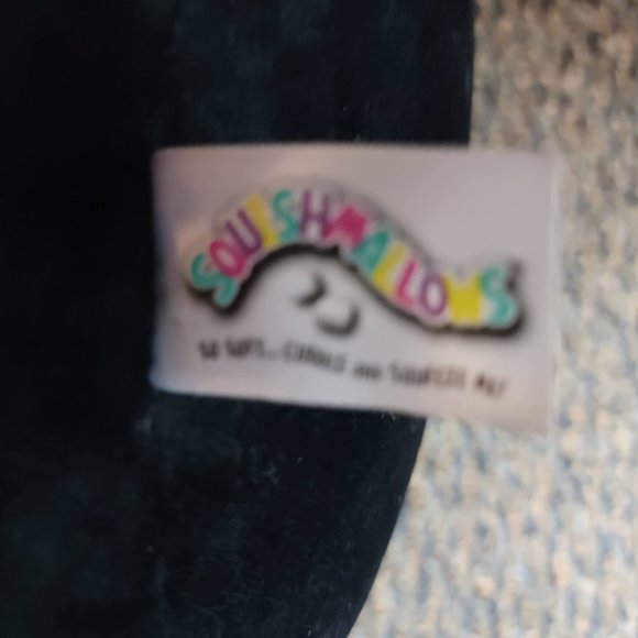 NWOT Squishmallows Holiday Black Green Cat Cleo Kitty Kitten 12” Kellytoy 2019 - Picture 11 of 11